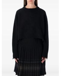 Low Classic - Distressed Sweater - Lyst