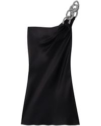 Stella McCartney - Falabella-Chain One-Shoulder Minidress - Lyst
