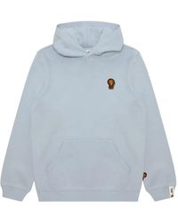 *BABY MILO® STORE BY *A BATHING APE® - Felpa Baby Milo Con Ricamo E Cappuccio - Lyst