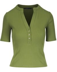 Veronica Beard - Reubian Cactus Henley Top - Lyst