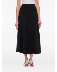 Extreme Cashmere - Drapierter Rock mit hohem Bund - Lyst