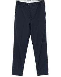 PT Torino - Elastic-Waistband Pinstripe Trousers - Lyst