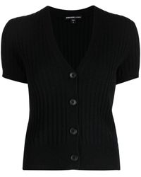 James Perse - Ribbed Cashmere Cardigan - Lyst