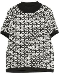 DKNY - Logo-Pattern Top - Lyst