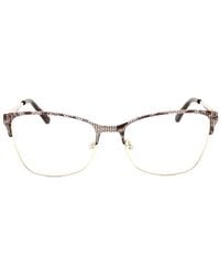 Bebe - Snake-Effect Cat-Eye Glasses - Lyst