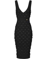 Elisabetta Franchi - Bow-Detailing Midi Dress - Lyst