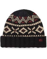 Polo Ralph Lauren - Fair-Isle-Intarsia Beanie Hat - Lyst