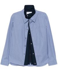 Sacai - Poplin Shirt Jacket - Lyst