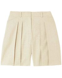 Theory - Pleated Tailored Shorts - Lyst