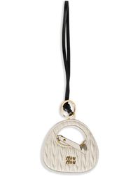 Miu Miu - Bag-Charm Keyring - Lyst