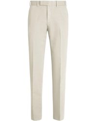 Zegna - Pantalones chinos con corte slim - Lyst