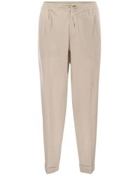 Fedeli - Harvard Pleated Straight-Leg Trousers - Lyst