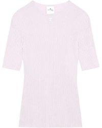 Courreges - Solar Ribbed Sweater - Lyst