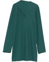 Patrizia Pepe - Draped Midi Dress - Lyst