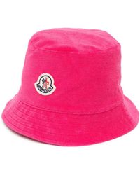 Moncler - Reversible Logo-patch Bucket Hat - Lyst