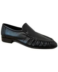 The Row - Soft Moccasin Two Leather Loafers - Lyst