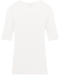 Courreges - Pull Solar À Design Nervuré - Lyst