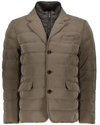 Moorer - Padded Button-Front Jacket - Lyst
