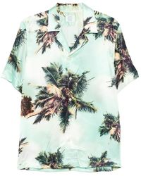 Mazzarelli - Palm-Print Shirt - Lyst