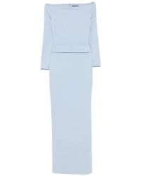 Solace London - Sabina Off-The-Shoulder Maxi Dress - Lyst