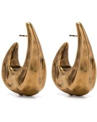 KHAITE - Medium Olivia Hoop Earrings - Lyst