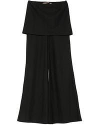 Enza Costa - Twill Apron-Style Trousers - Lyst
