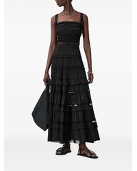 AllSaints - Top Con Bordo - Lyst