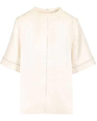 Loulou de Saison - Havana Short-Sleeve Blouse - Lyst