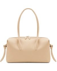 Yuzefi - Sac Porté Épaule Brioche En Cuir Grainé - Lyst