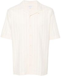 Sunspel - Camicia Con Ricamo - Lyst
