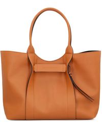 Longchamp - Large 3D Leather Tote Bag - Lyst