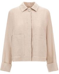 Herno - Fade-Effect Linen Jacket - Lyst