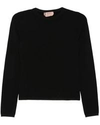 Twinset - Crew-Neck Long-Sleeve Sweater - Lyst