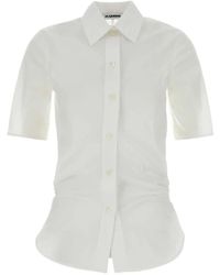 Jil Sander - Camicia A Maniche Corte - Lyst