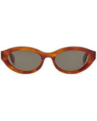 Gigi Studios - Mila Oval-Frame Sunglasses - Lyst