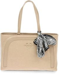 Love Moschino - Crocodile-Effect Tote Bag - Lyst