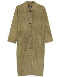 Arma - Judy Button Suede Coat - Lyst