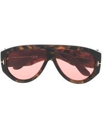 Tom Ford - Bronson Round-Frame Sunglasses - Lyst