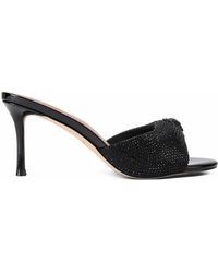 Kurt Geiger - Oxford Drench Heel Mules - Lyst