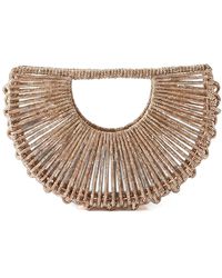 HIBOURAMA - Demetra Crystal-Embellished Clutch Bag - Lyst