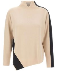 Elena Miro - Asymmetrical Panelled Sweater - Lyst