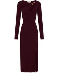 Nicholas - Ginerva Cut-Out Midi Dress - Lyst