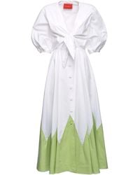 La DoubleJ - Peek-A-Boo Graphic-Print Dress - Lyst