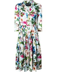 Samantha Sung Jurk Met Ceintuur - Blauw