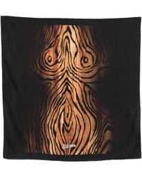 Jean Paul Gaultier - Wood-Print Silk Scarf - Lyst