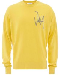 JW Anderson - Trui Met Intarsia Logo - Lyst