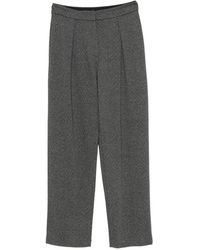 Emporio Armani - Cotton Trousers - Lyst