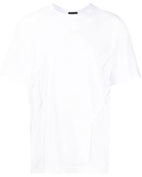 Comme des Garçons - Seam-detail Cotton T-shirt - Lyst