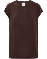 Aspesi - T-Shirt aus Seide - Lyst