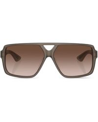Oliver Peoples - Sonnenbrille mit Oversized-Gestell - Lyst